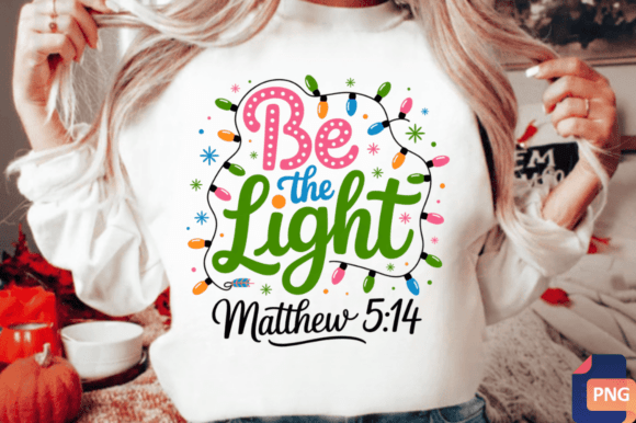 Christian Christmas Be the Light Matthew