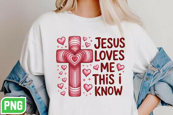 Christian Jesus Loves Me PNG