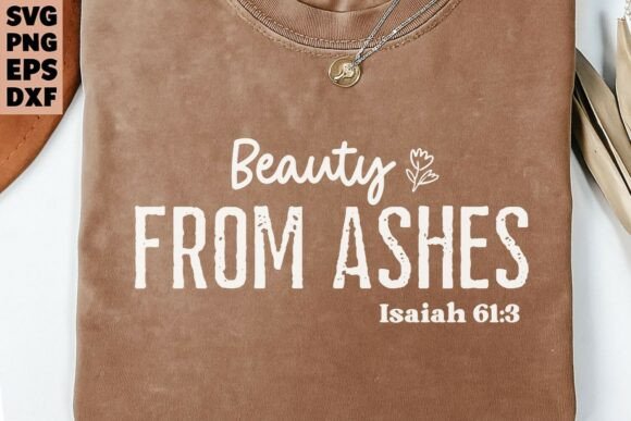 Christian SVG: Bible Saying Beauty From