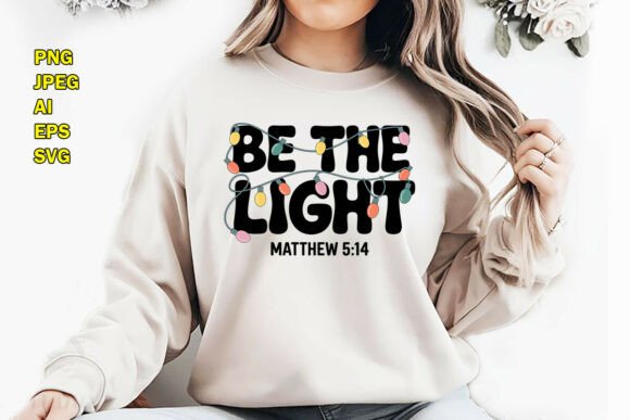 Christian Typography T-Shirt Design PNG