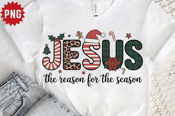 Jesus Christmas Reason T-Shirt Designs
