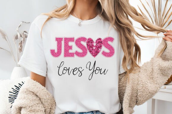 Jesus Loves You Sublimation PNG 4