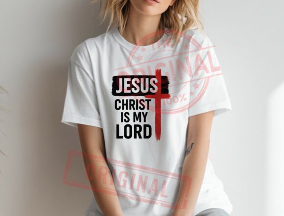 Jesus PNG: “Jesus Christ Is My Lord” T-Shirt Designs