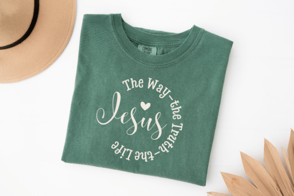 Jesus SVG, the Way the Truth the Life — T-Shirt Designs