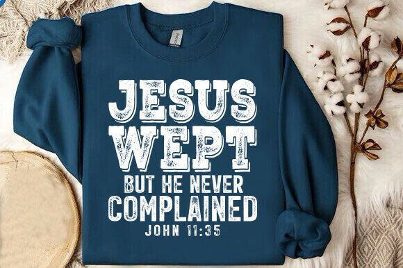 Jesus Wept PNG: T-Shirt Designs for Meaningful Branding