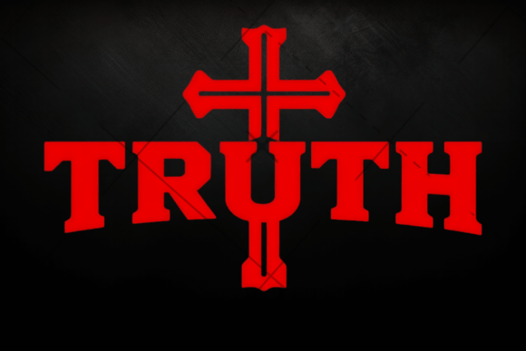 TRUTH – Christian Faith PNG Design for T-Shirt Designs